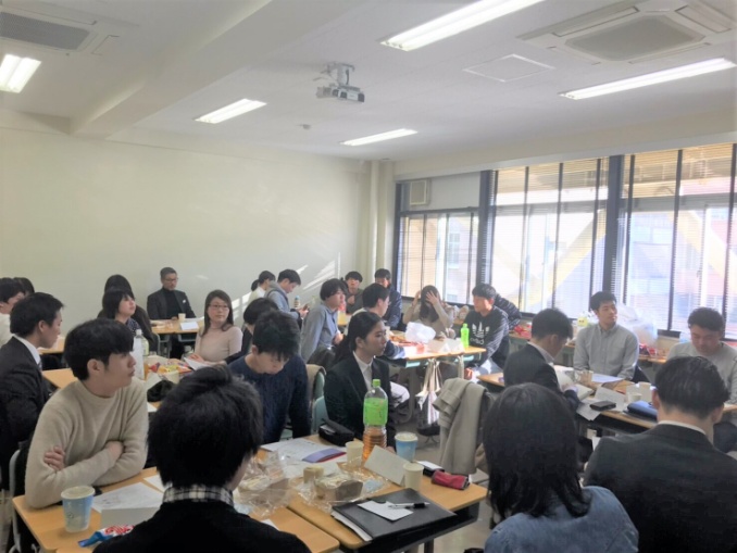 「就活ゼミ」(2019年12月14日 コロナ禍以前)